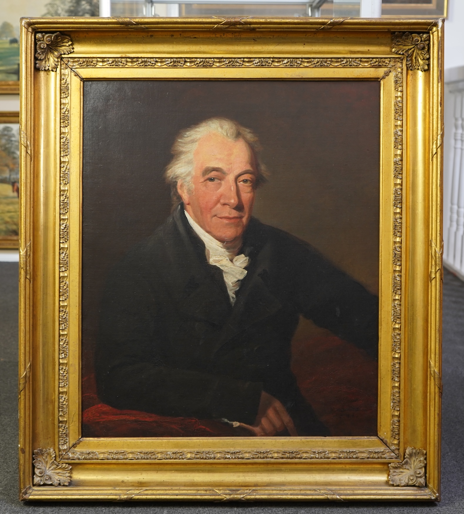 William Mineard Bennett (1778-1858), Portrait of Lewis Vulliamy (1749-1822)